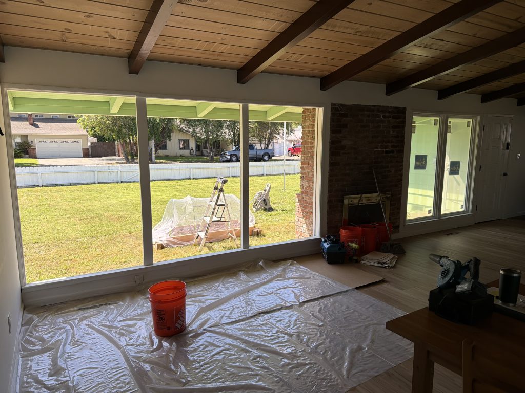 Anlin windows being installed on a home by Superior Window